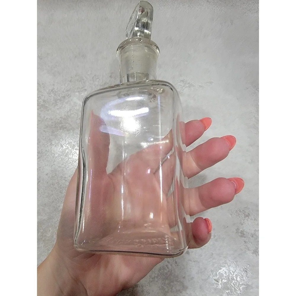Stearns Fine Perfumes Empty Bottle Iridescent White Rose C1890s